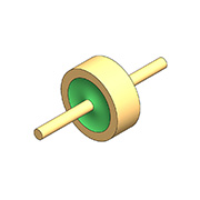 Charakteristická impedance 50Ω - jednojádrová plochá hlava